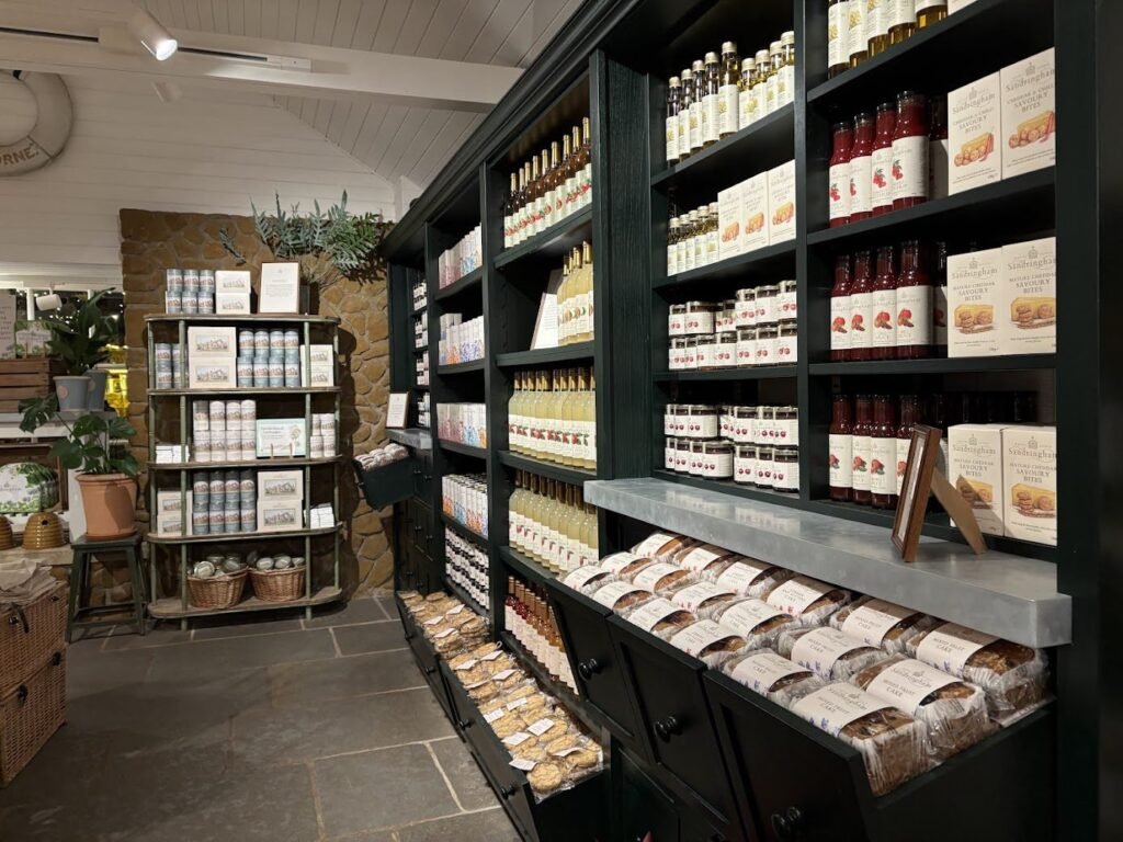 Interior of Sandringham Esate Gift Shop