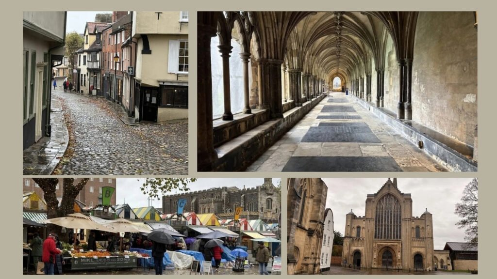 Photos of Norwich UK streets on Questo Tour